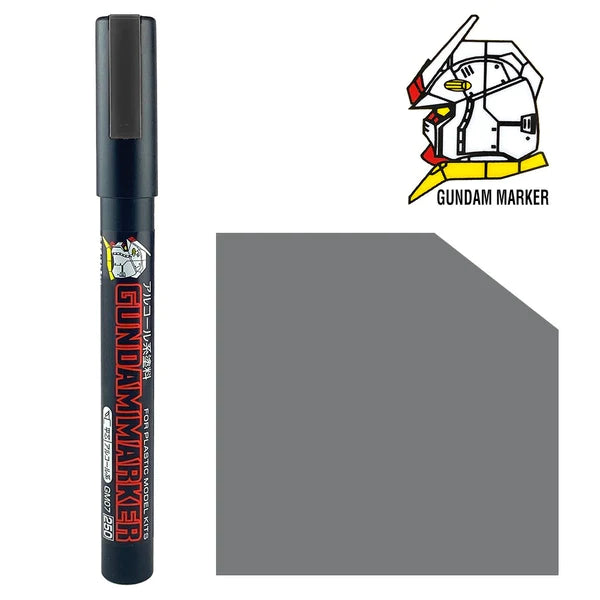 Mr Hobby GM-12 Gundam Marker Gray Angled Flat Edge Tip
