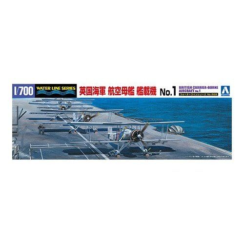 Aoshima 1/700 WL 568 英國皇家海軍艦載機1號 組裝模型 - TwinnerModel