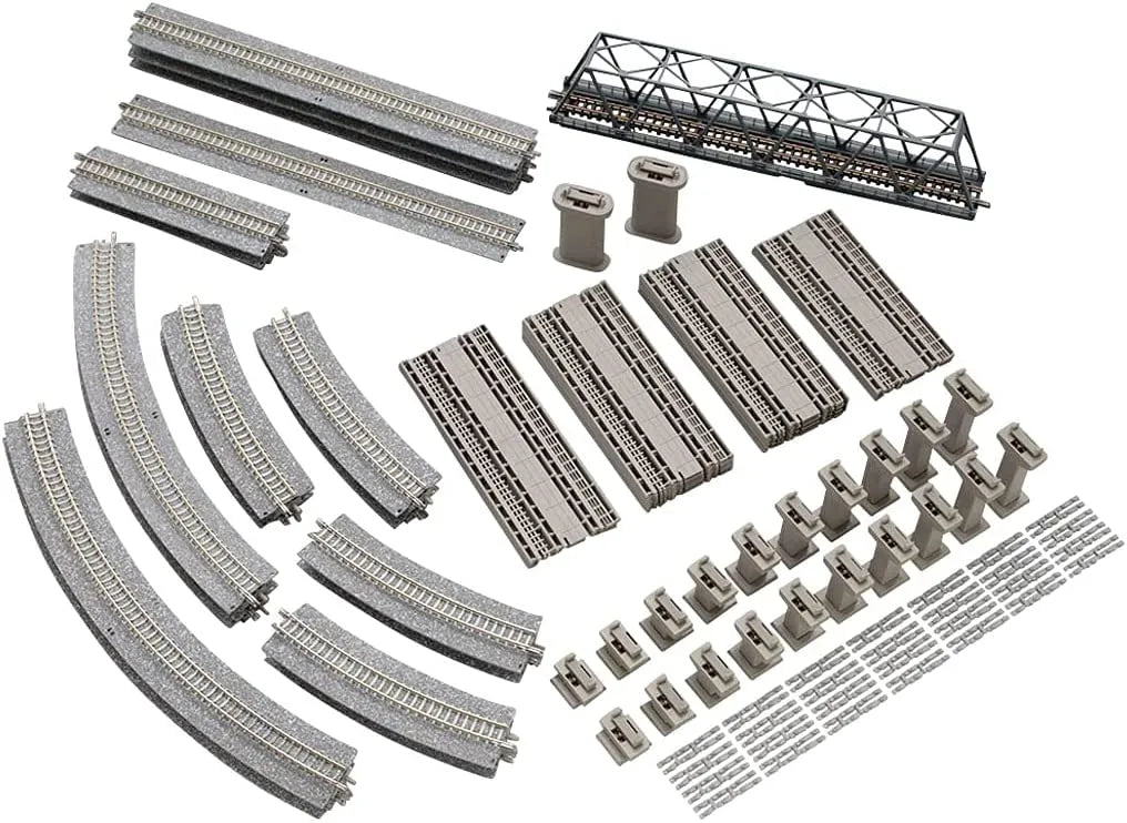 Tomix 1/150 The Set for Beginners 91013 斜軌立體交叉套件 CC 組裝模型