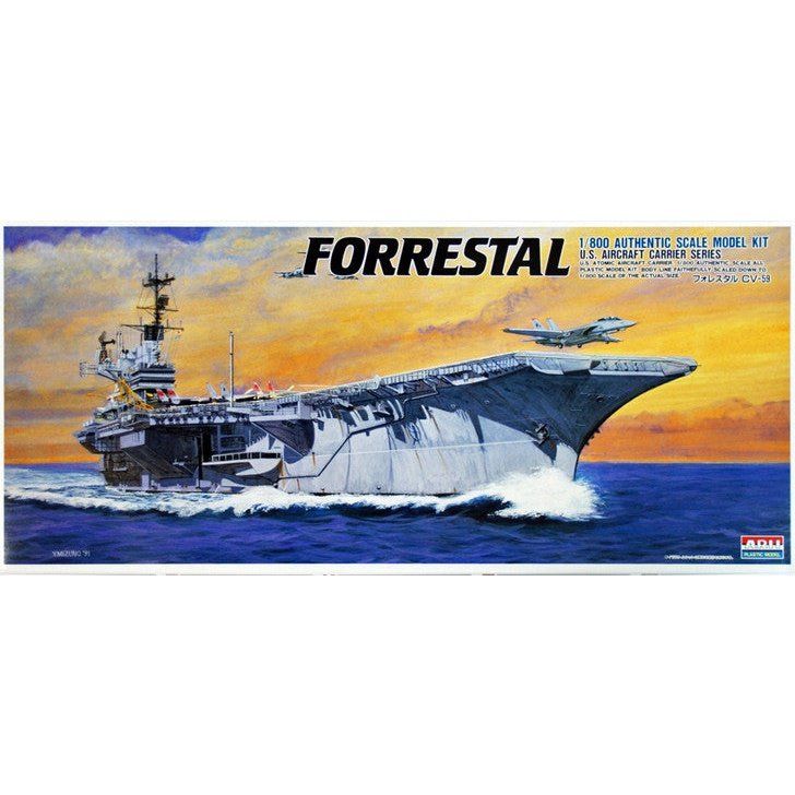 ARII 1/800 Battleship & Aircraft Carrier 017 美國航空母艦“福里斯特爾” 組裝模型 - TwinnerModel