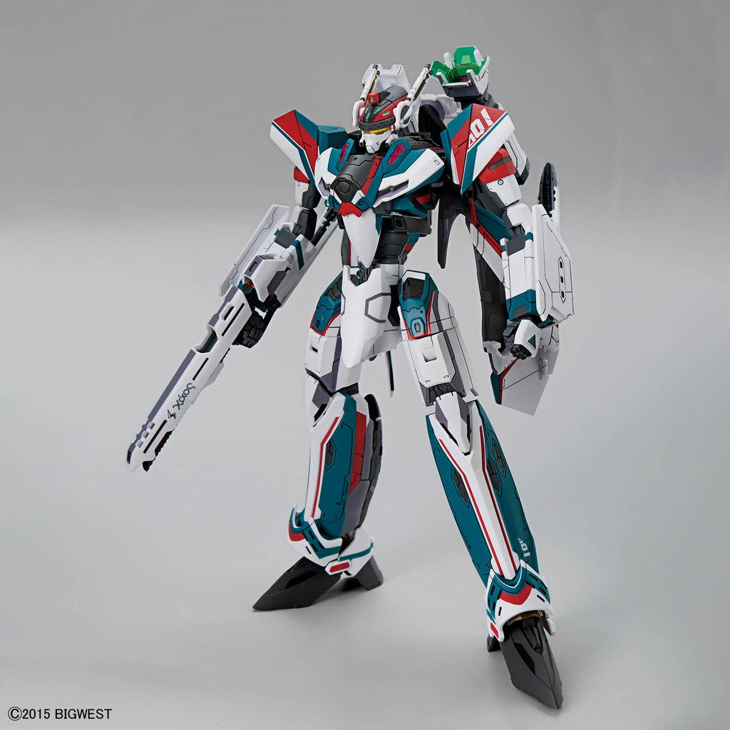 Bandai 1/100 超時空要塞Δ HG VF-31S 齊格菲 (阿拉德·梅塔斯 專用機) 組裝模型