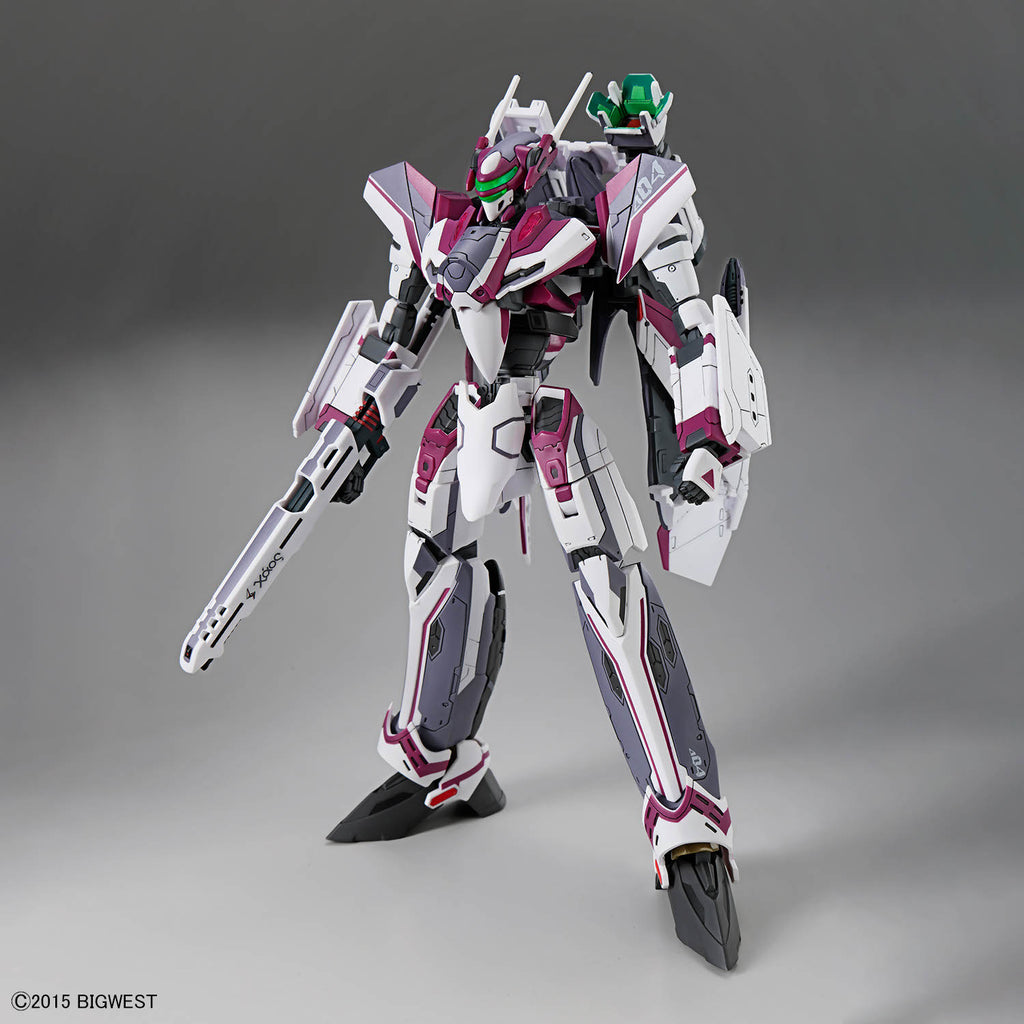Bandai 1/100 超時空要塞Δ HG VF-31C 英雄式（米拉吉·法莉娜·吉納斯座機） 豪華套組 組裝模型