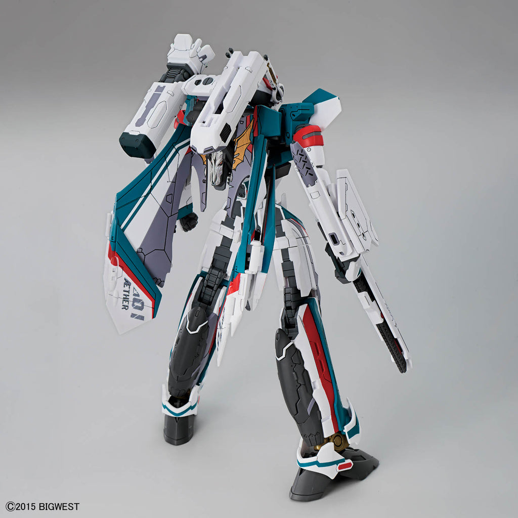 Bandai 1/100 超時空要塞Δ HG VF-31S 齊格菲 (阿拉德·梅塔斯 專用機) 組裝模型