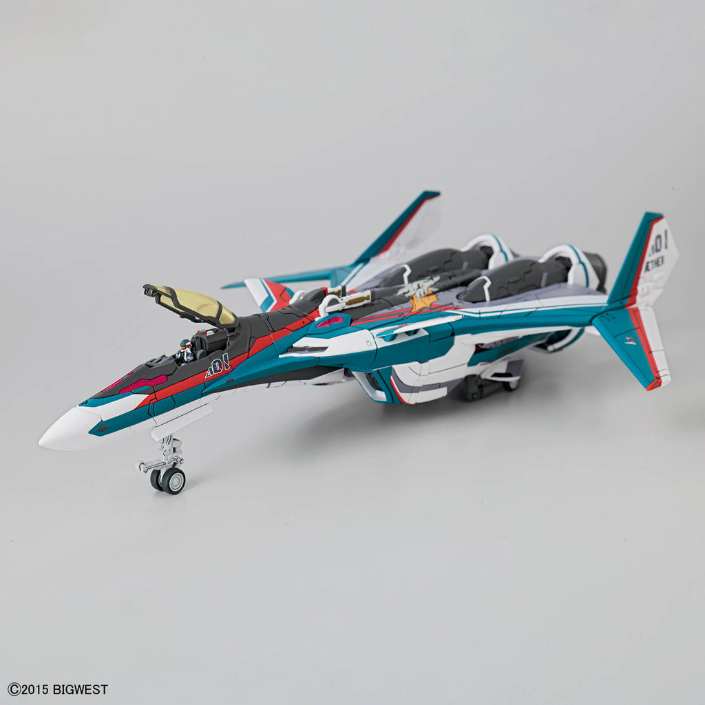 Bandai 1/100 超時空要塞Δ HG VF-31S 齊格菲 (阿拉德·梅塔斯 專用機) 組裝模型