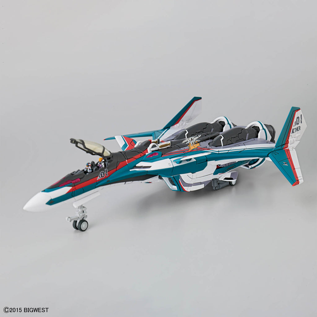 Bandai 1/100 超時空要塞Δ HG VF-31S 齊格菲 (阿拉德·梅塔斯 專用機) 組裝模型