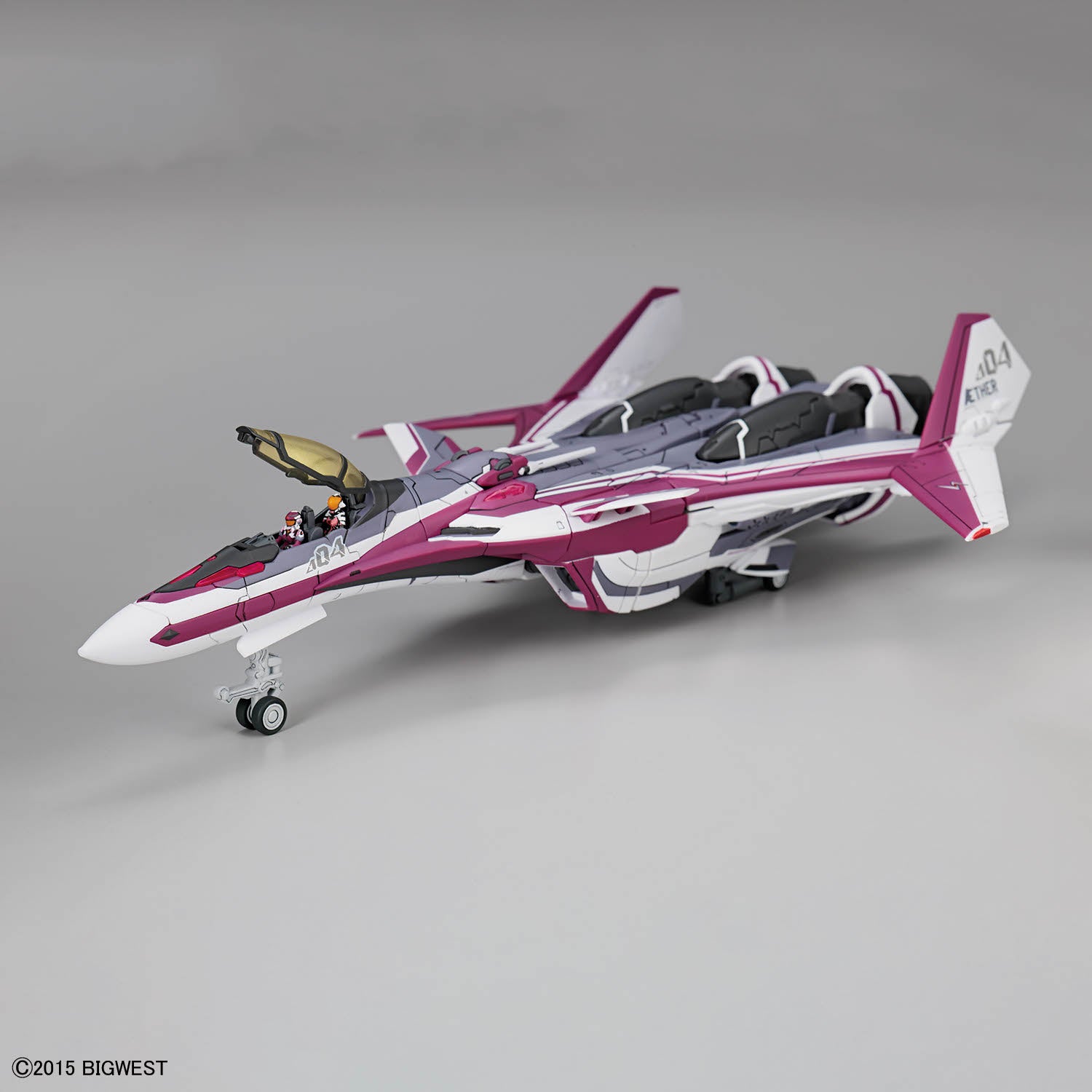 Bandai 1/100 超時空要塞Δ HG VF-31C 英雄式（米拉吉·法莉娜·吉納斯座機） 豪華套組 組裝模型