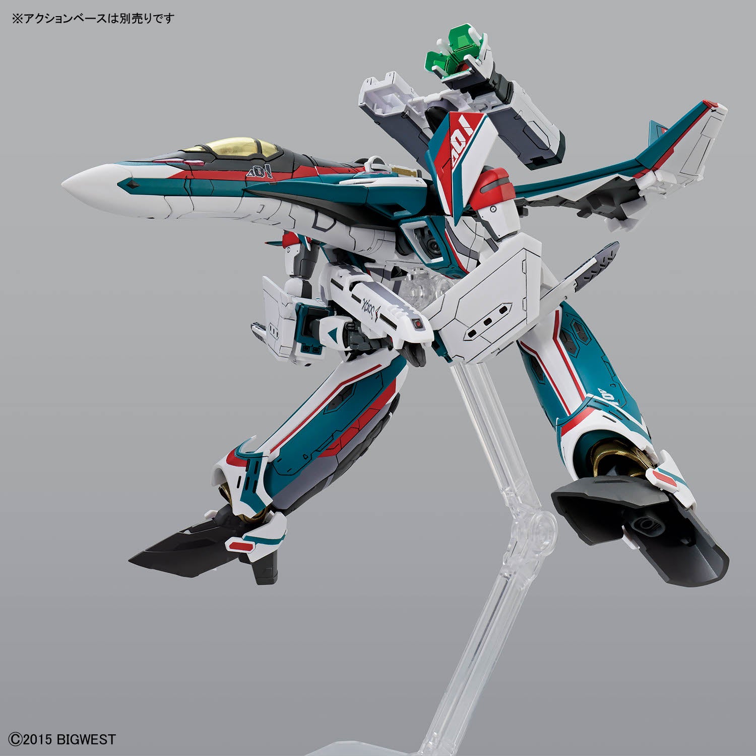 Bandai 1/100 超時空要塞Δ HG VF-31S 齊格菲 (阿拉德·梅塔斯 專用機) 組裝模型