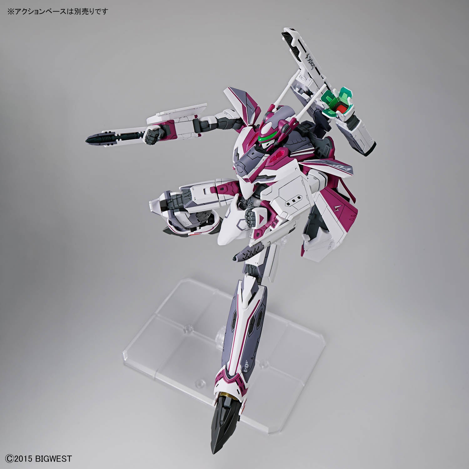 Bandai 1/100 超時空要塞Δ HG VF-31C 英雄式（米拉吉·法莉娜·吉納斯座機） 豪華套組 組裝模型