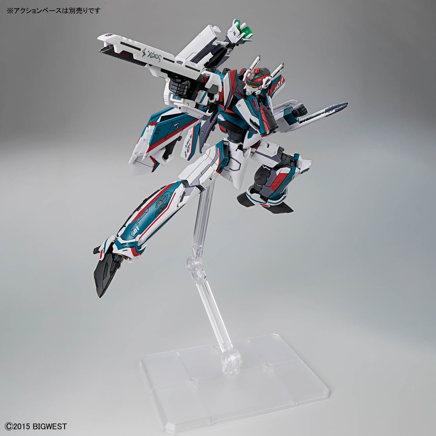 Bandai 1/100 超時空要塞Δ HG VF-31S 齊格菲 (阿拉德·梅塔斯 專用機) 組裝模型