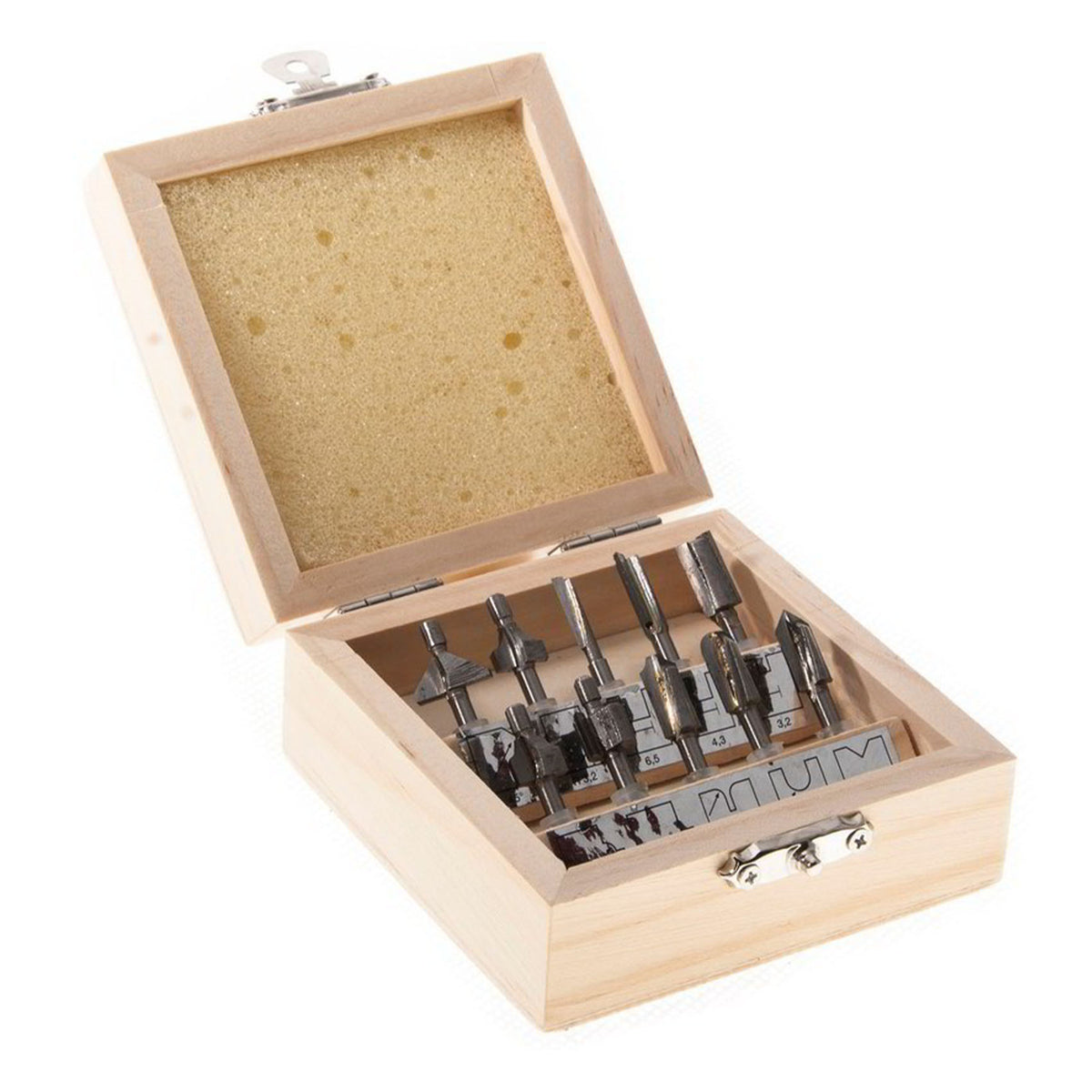 PROXXON 29020 10-piece HSS wood router cutter set