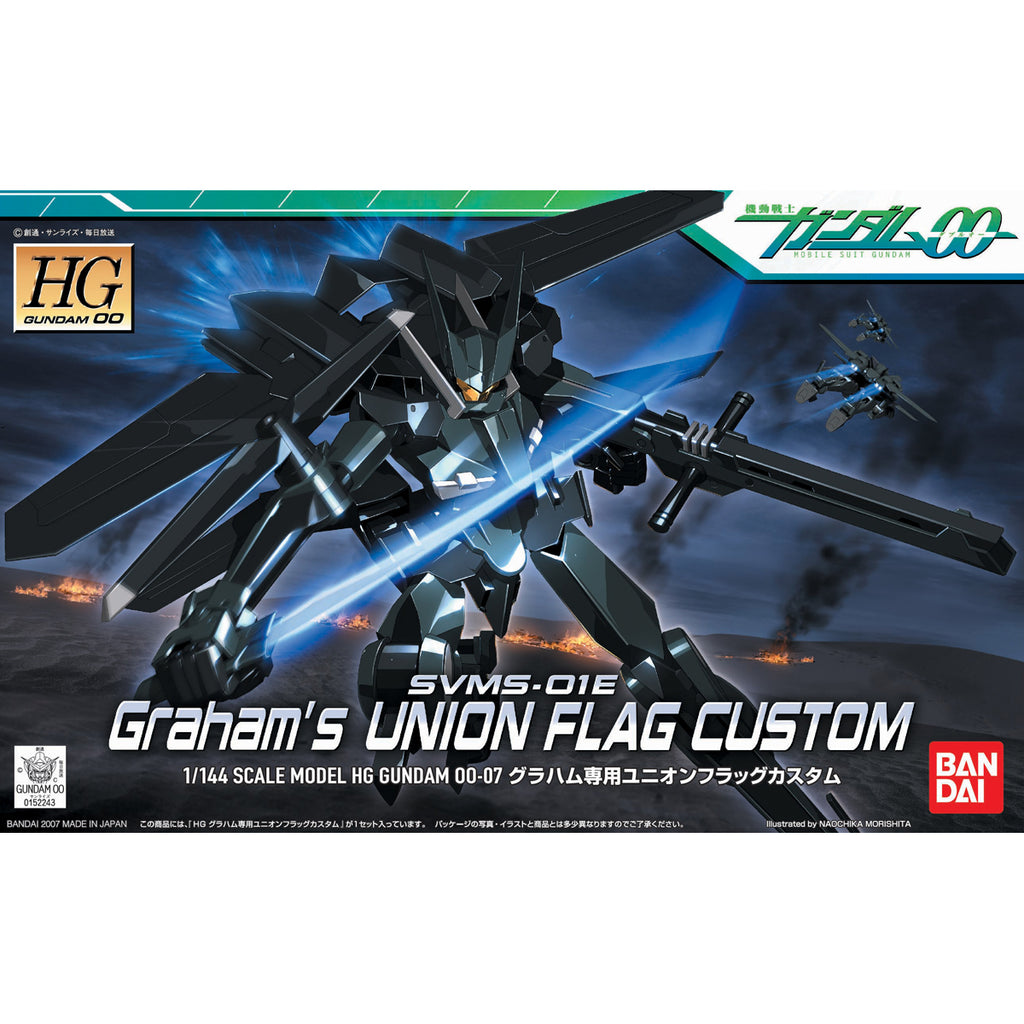 Bandai 1/144 HG00 045 宇宙旗 Graham Pilot 配色 組裝模型