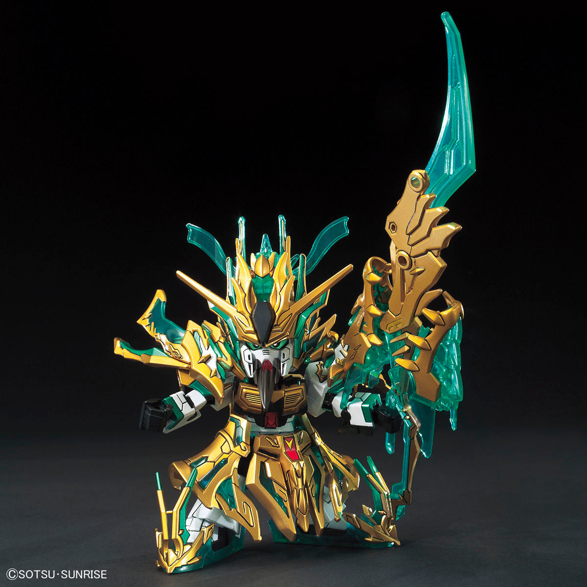 Bandai SD 三國創傑傳 034 武聖關羽雲長 ν 高達 組裝模型