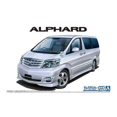 Aoshima 1/24 ZM 113 豐田 NH10W 阿爾法德 G/V MS/AS '05 組裝模型 - TwinnerModel