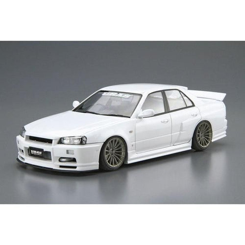 Aoshima 1/24 ZMT 004 URAS ER34 SKYLINE TYPE-R '01 (日產) 組裝模型 - TwinnerModel