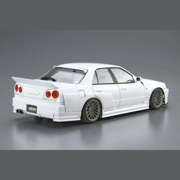 Aoshima 1/24 ZMT 004 URAS ER34 SKYLINE TYPE-R '01 (日產) 組裝模型 - TwinnerModel