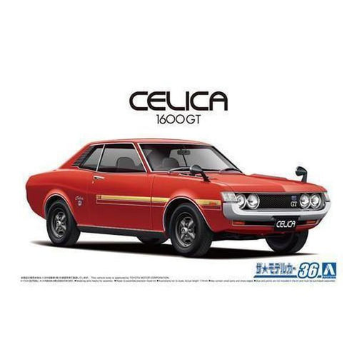 Aoshima 1/24 ZM 036 豐田 TA22 CELICA 1600GT '72 組裝模型 - TwinnerModel