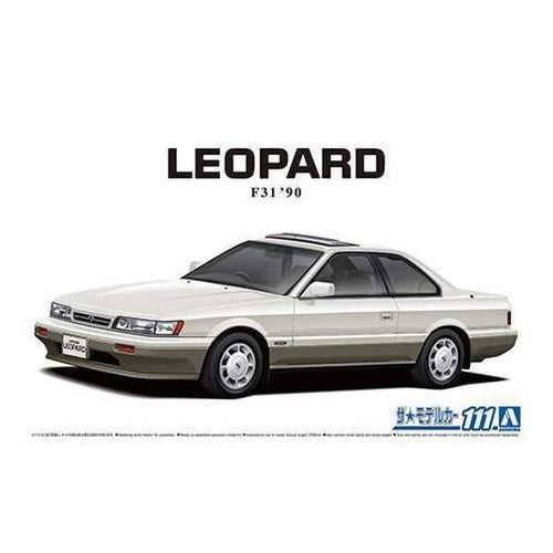 Aoshima 1/24 ZM 111 日產 UF31 豹 Ultima V30 雙頂置凸輪渦輪增壓 '90 組裝模型 - TwinnerModel