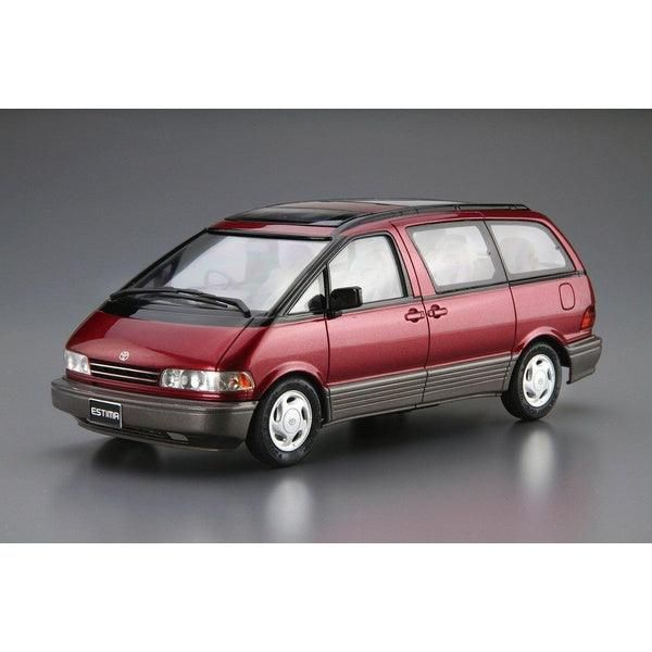 Aoshima 1/24 ZM 115 豐田 TCR11W 埃斯蒂瑪 雙月亮天窗 '90 組裝模型 - TwinnerModel