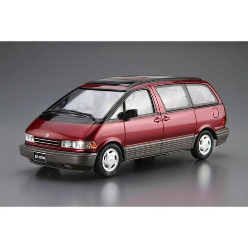 Aoshima 1/24 ZM 115 豐田 TCR11W 埃斯蒂瑪 雙月亮天窗 '90 組裝模型 - TwinnerModel