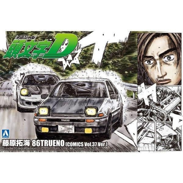 Aoshima 1/24 頭文字D 006 頭文字D AE86 TRUENO 藤原拓海 第37卷仕樣 組裝模型 - TwinnerModel