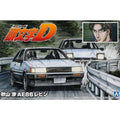 Aoshima 1/24 頭文字D 013 豐田 Toyota AE86 Levin 秋山涉 組裝模型 - TwinnerModel