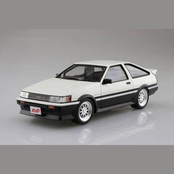 Aoshima 1/24 頭文字D 013 豐田 Toyota AE86 Levin 秋山涉 組裝模型 - TwinnerModel