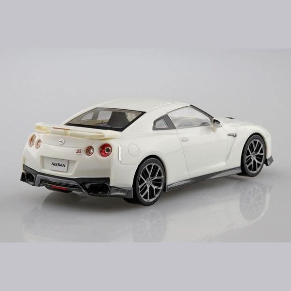 Aoshima 1/32 The SNAP-KIT 07B Nissan GT-R 亮白珍珠 組裝模型 - TwinnerModel