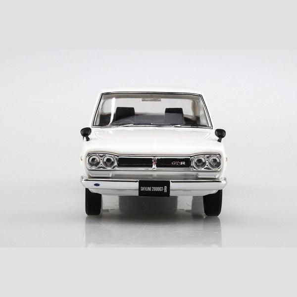Aoshima 1/32 The SNAP-KIT 09B 日產 Nissan Skyline 2000GT-R 白色 組裝模型 - TwinnerModel