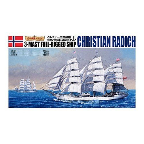Aoshima Old Time Ship 009 CHRISTIAN RADICH 組裝模型 - TwinnerModel