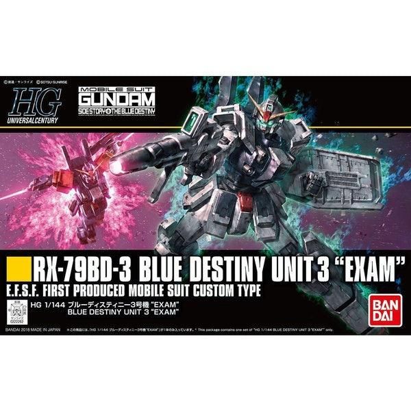Bandai 1/144 HGUC 209 RX-79BD-3 蒼藍宿命 3號機 "EXAM" 組裝模型 - TwinnerModel