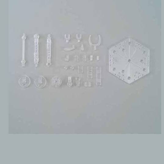 Bandai Gundam Base 專用腳架5 透明 組裝模型 - TwinnerModel