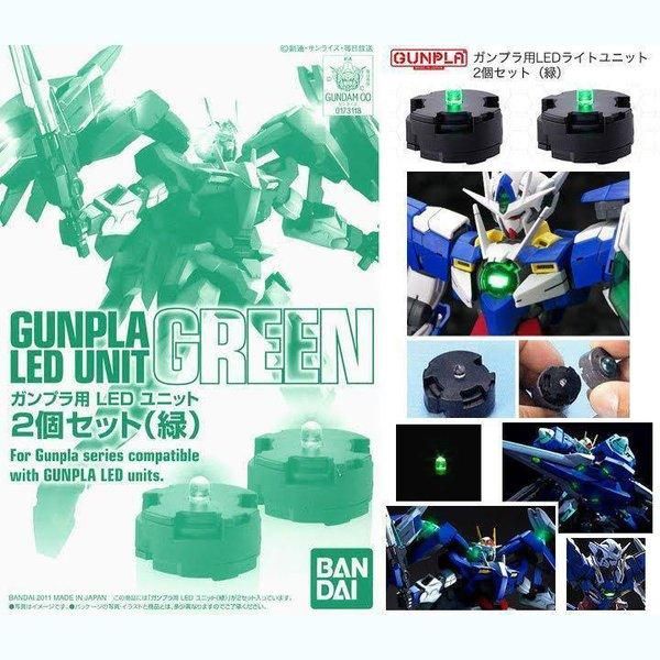 Bandai Gunpla 高達改裝LED燈綠 2入組 組裝模型 - TwinnerModel