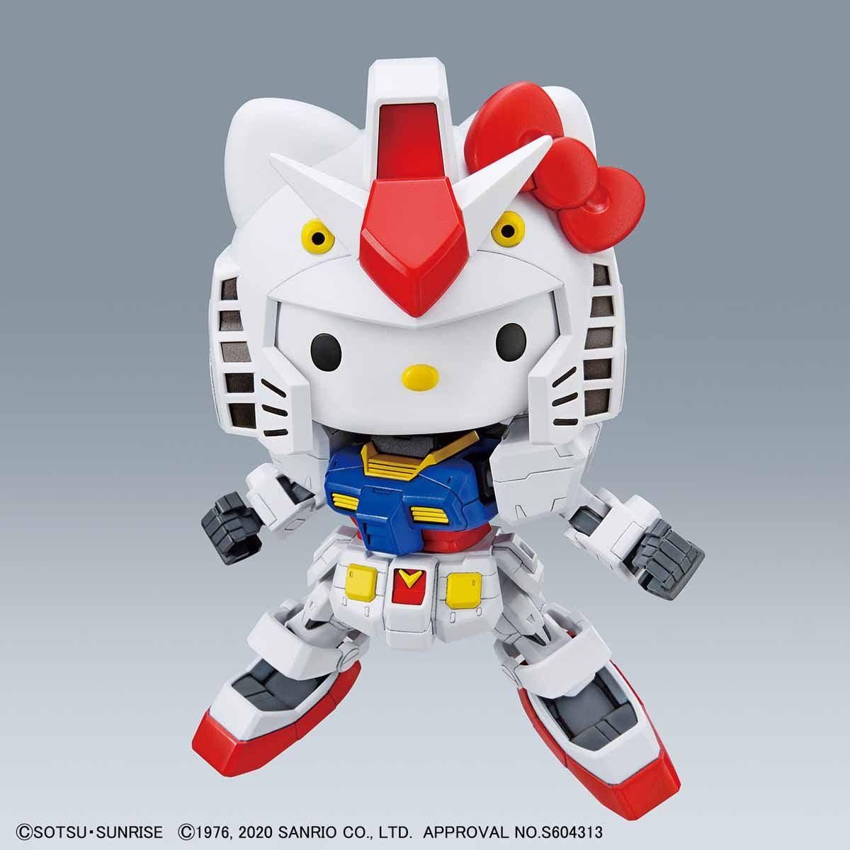 Bandai SDCS 機動戰士 RX-78-2 x HELLO KITTY 組裝模型 - TwinnerModel