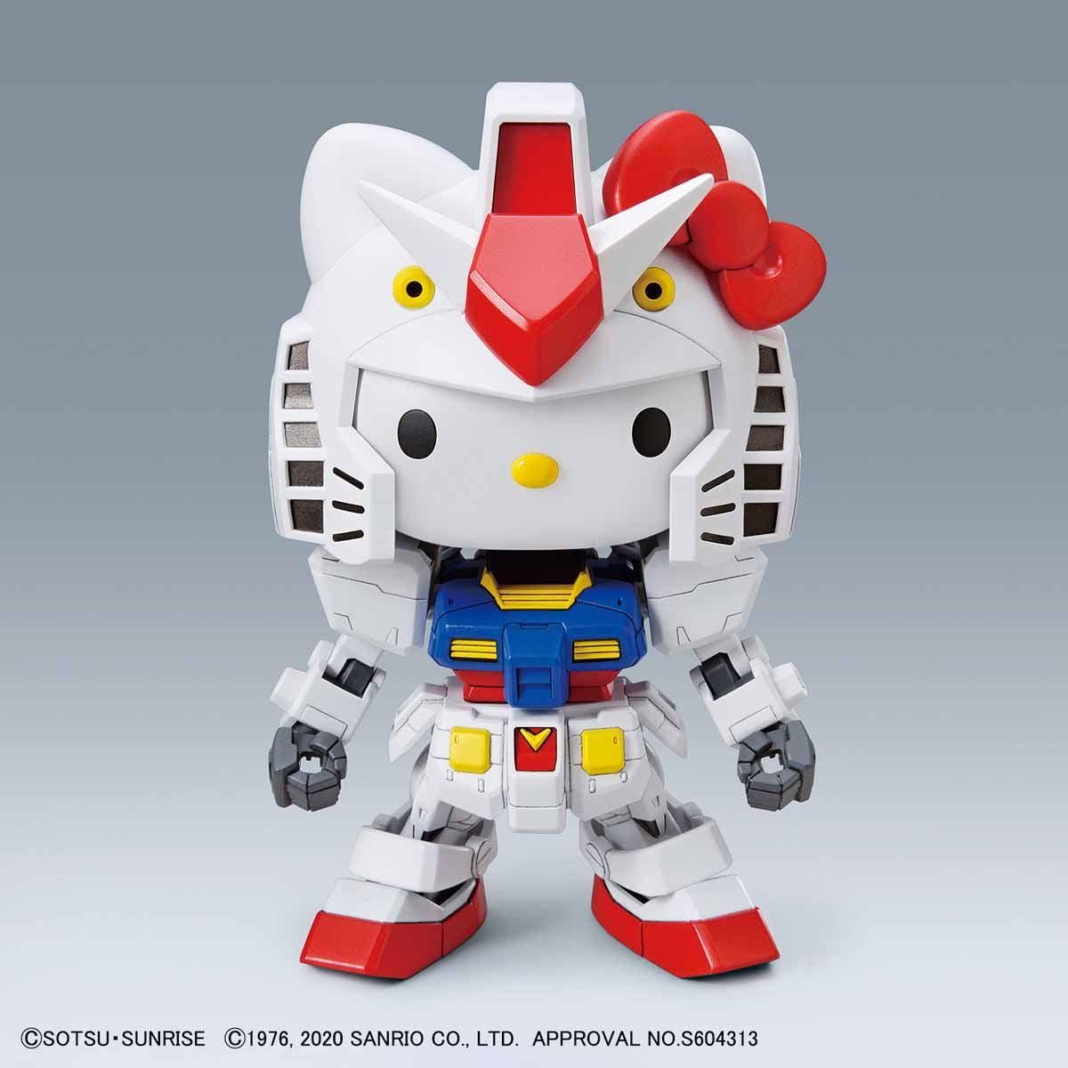 Bandai SDCS 機動戰士 RX-78-2 x HELLO KITTY 組裝模型 - TwinnerModel