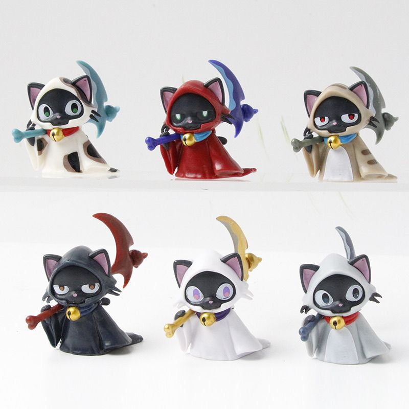 精選預訂 - HMA 盲盒 系列- 揹住死神鐮刀嘅貓咪擺件 1套六款