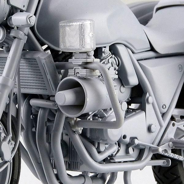 Aoshima 1/12 NAKED BIKE SP 本田 CB-400 SUPER FOUR摩托車/大阪府警Sky Blue Squad隊 組裝模型 - TwinnerModel