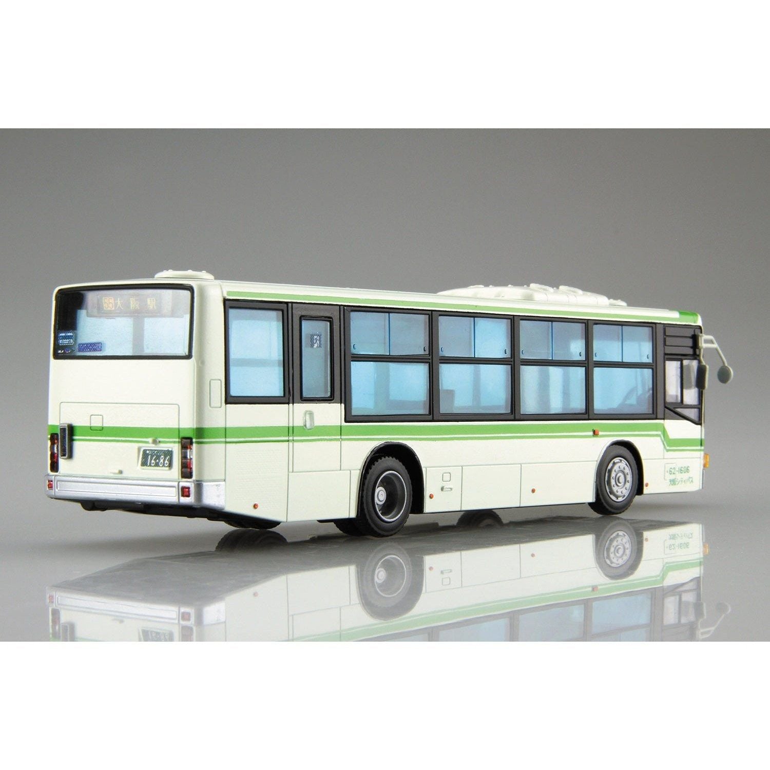 Aoshima 1/80 Working Vehicle 02 三菱.扶桑汽車 MP-37航空之星巴士/大阪市巴士用車 組裝模型 - TwinnerModel