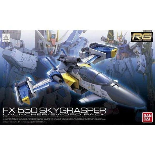 Bandai 1/144 RG 006 Sky Grasper FX-550 空中霸者重砲型/巨劍型裝備 組裝模型 - TwinnerModel