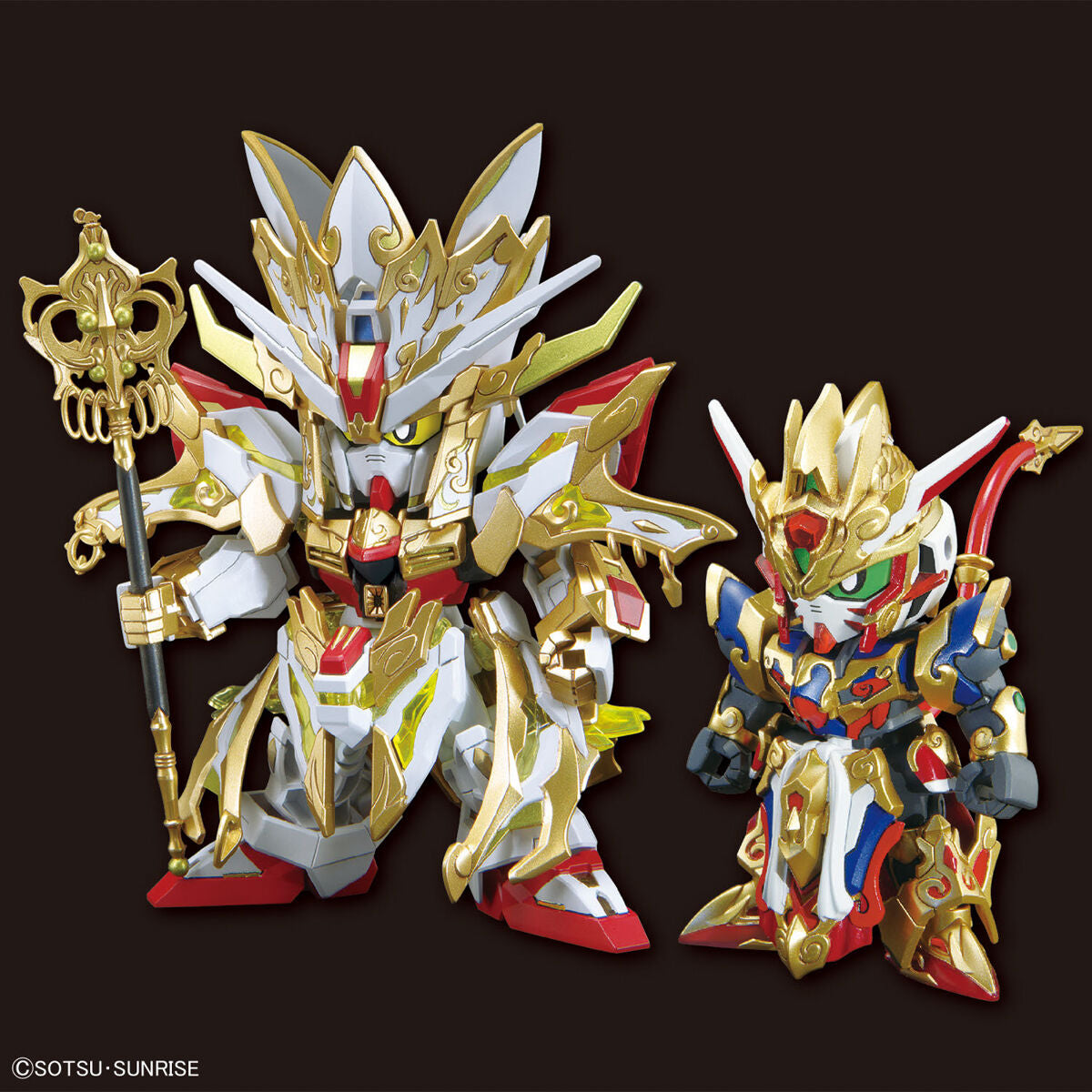 Bandai SDW Heroes 033 Goku Impulse Gundam &amp; Sanzang Strike Freedom Gundam Plastic Model Kit