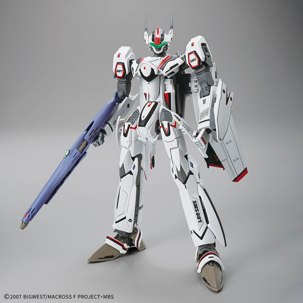 Bandai 1/100 HG-超時空要塞 VF-25F 彌賽亞(早乙女·有人專用機) 組裝模型