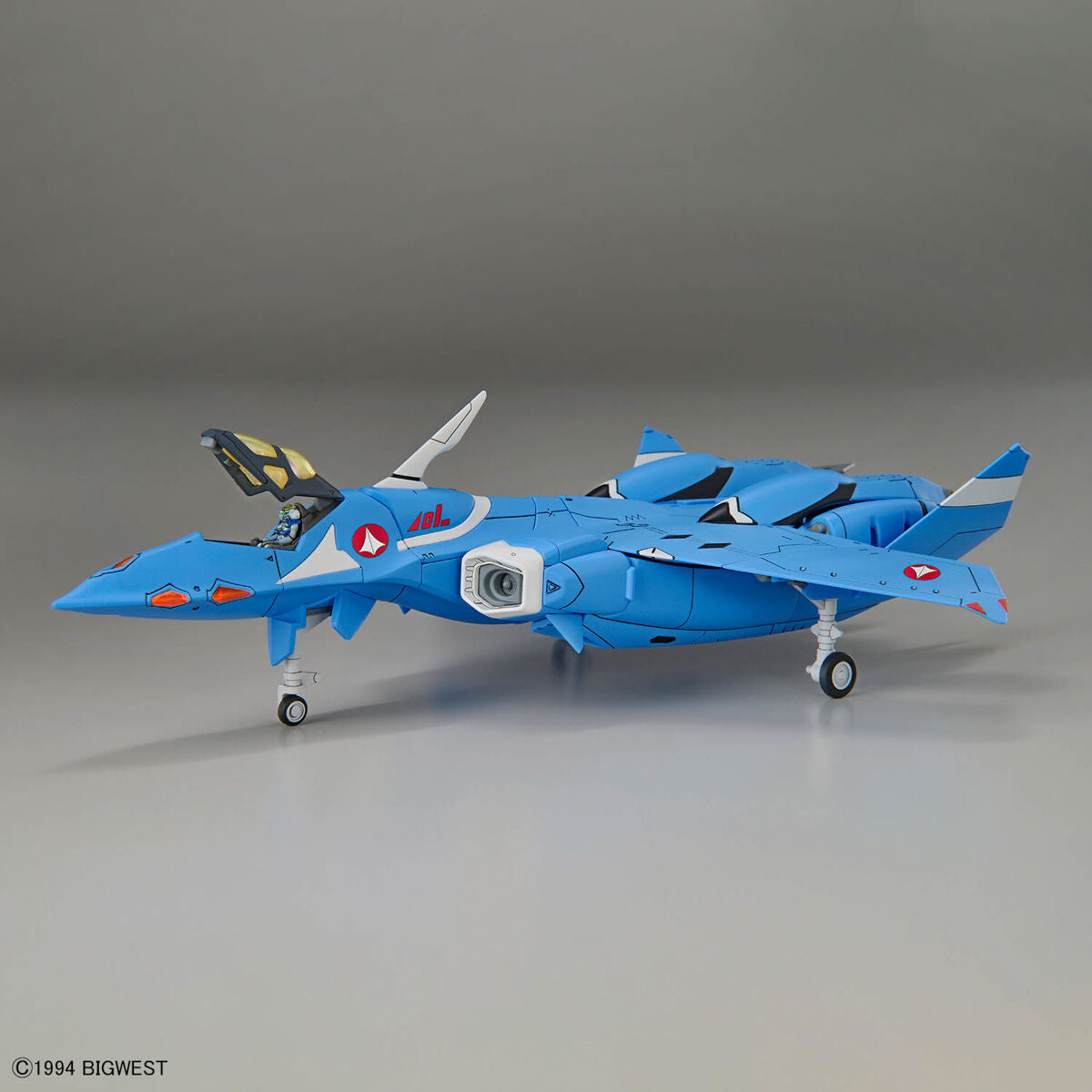 Bandai 1/100 超時空要塞7 VF-22S 雨燕II (麥斯米倫·吉納斯機) 組裝模型