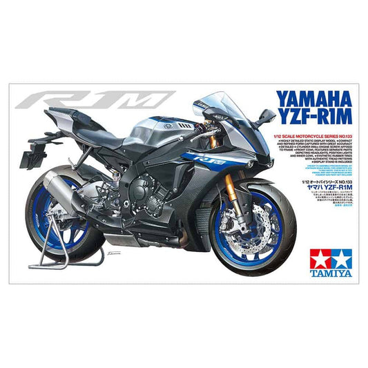 Tamiya 1/12 Motorcycle 14133 Yamaha YZF-R1M Plastic Model Kit
