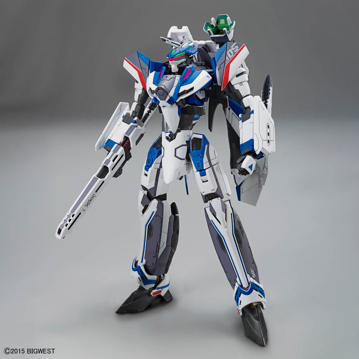 Bandai 1/100 HG-超時空要塞 08 VF-31J 齊格飛 (疾風機) 組裝模型