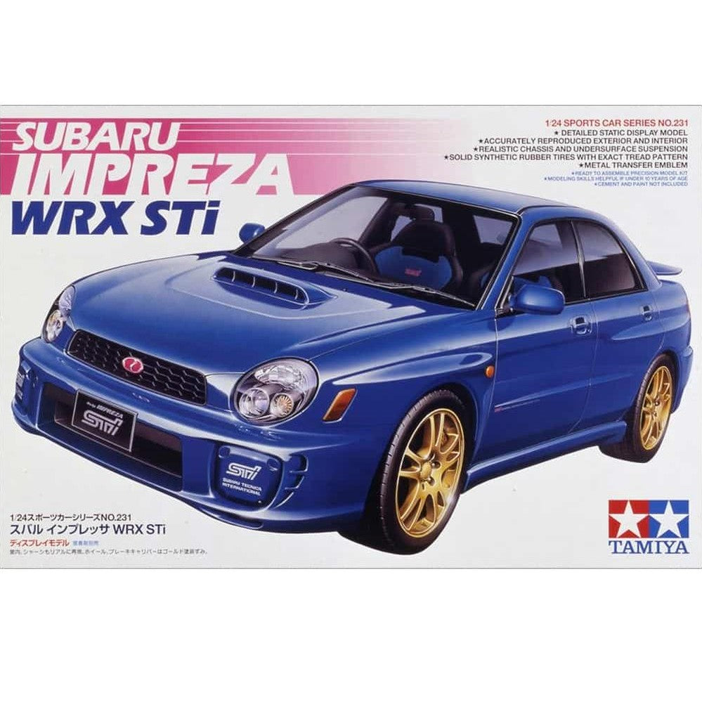Tamiya 1/24 Sports Car 24231 斯巴魯翼豹WRX Sti 組裝模型