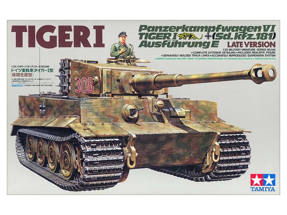 Tamiya 1/35 MM 35146 德國虎式戰車 I 後期型 組裝模型
