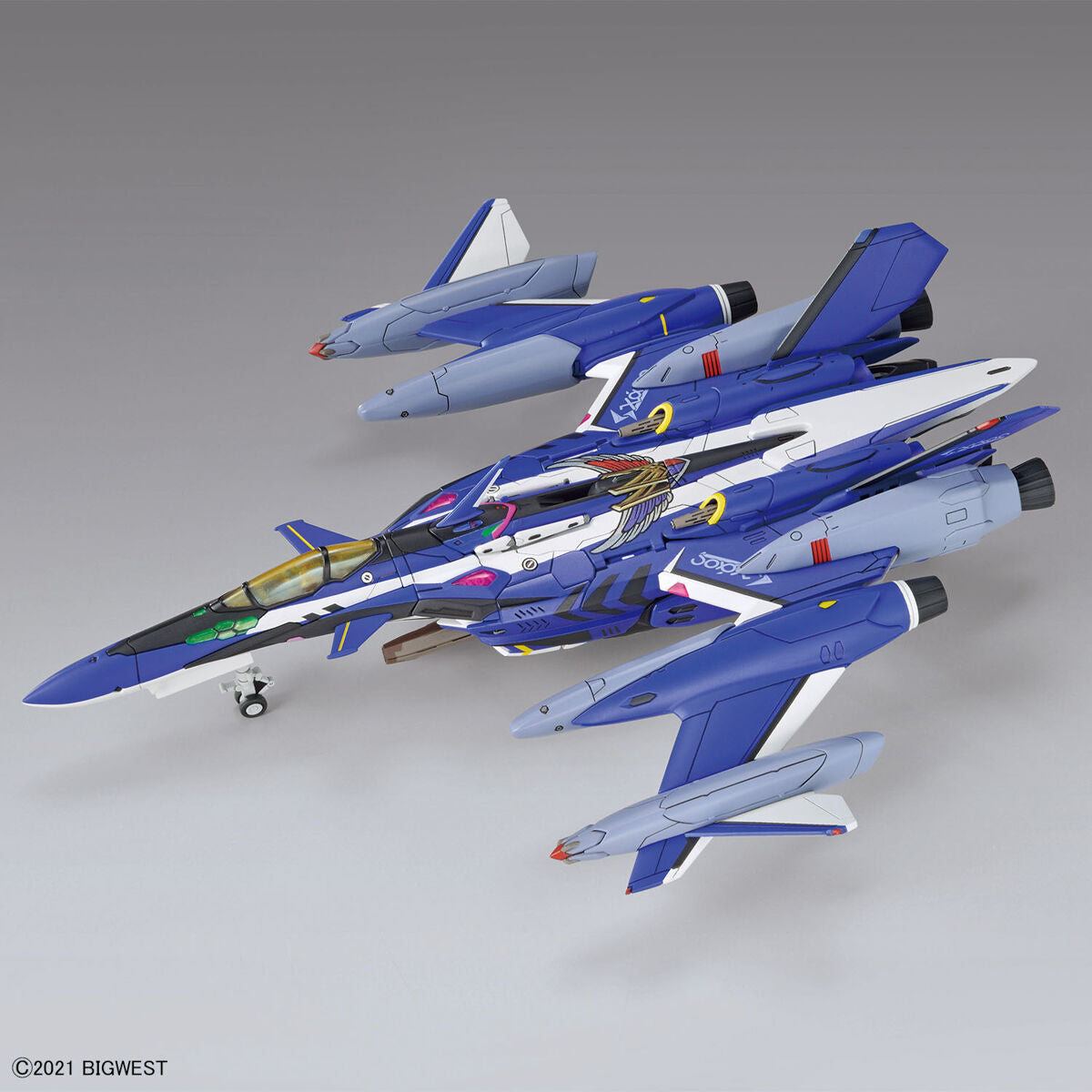 Bandai 1/100 HG Macross YF-29 Durandal Valkyrie (Maximilian Jenius Custom) Plastic Model Kit