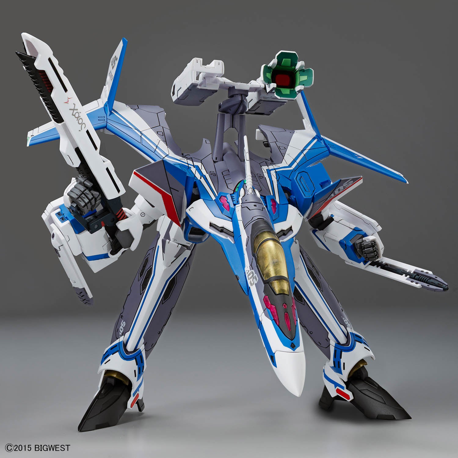 Bandai 1/100 HG-超時空要塞 08 VF-31J 齊格飛 (疾風機) 組裝模型