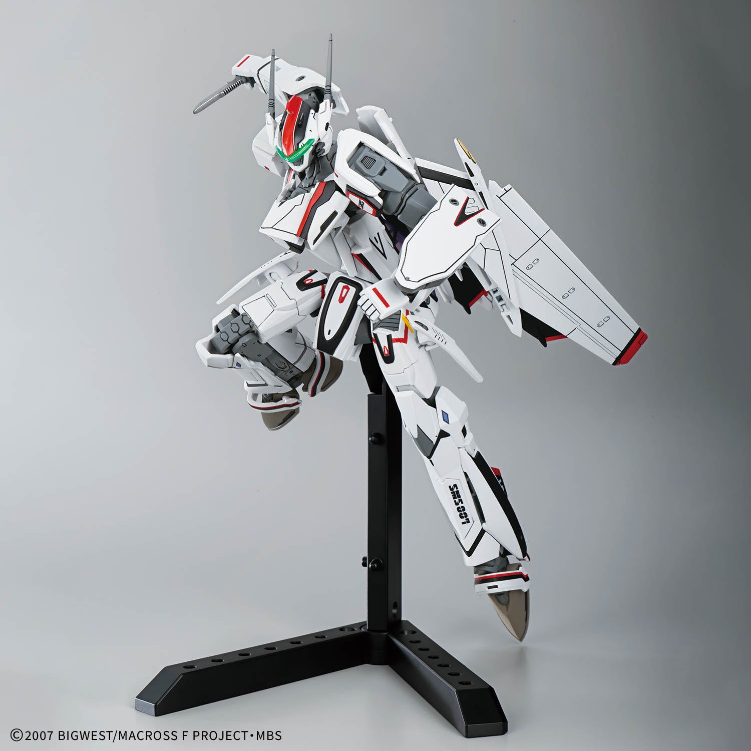 Bandai 1/100 HG-超時空要塞 VF-25F 彌賽亞(早乙女·有人專用機) DX Set 組裝模型