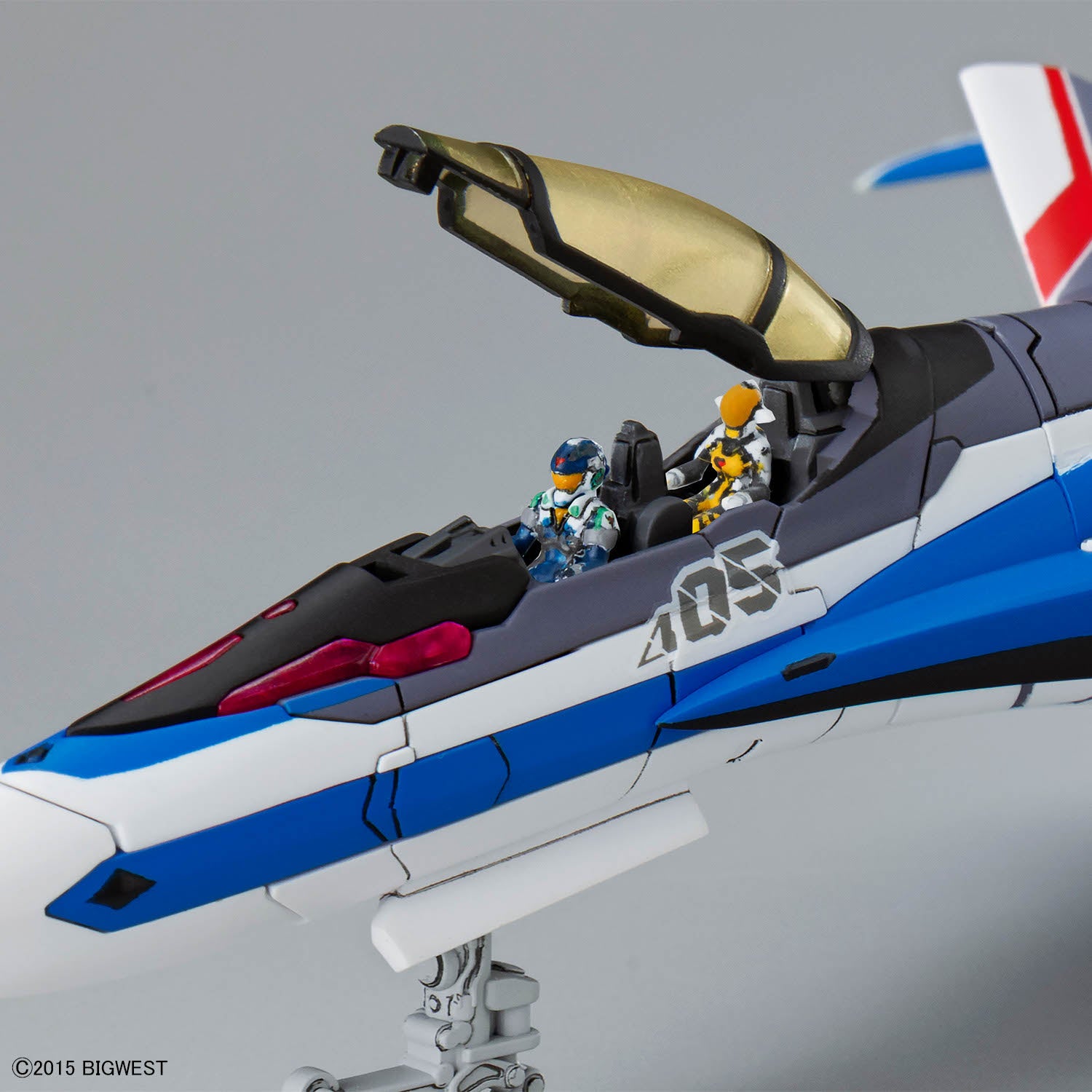 Bandai 1/100 HG-超時空要塞 08 VF-31J 齊格飛 (疾風機) 組裝模型