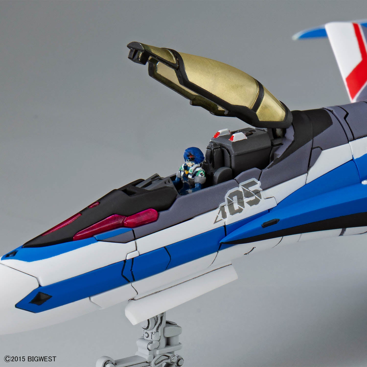 Bandai 1/100 HG-超時空要塞 08 VF-31J 齊格飛 (疾風機) 組裝模型